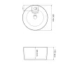 Раковина накладная VBI Rieti белый VBI-015500- Фото 4