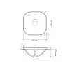 Раковина врезная VBI Mariotto белый VBI-018017- Фото 4