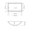 Раковина под столешницу VBI Melfi белый VBI-018026- Фото 4