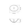 Раковина под столешницу VBI Mestre S белый VBI-018008- Фото 4