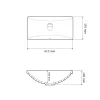Раковина под столешницу VBI Montella белый VBI-018036- Фото 4