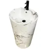 Раковина напольная VBI Bolonia белый мрамор VBI-019013- Фото 1