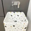 Раковина напольная VBI Lukka белый тераццо VBI-019009- Фото 2