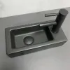Раковина подвесная VBI Komo L черный мат VBI-015615- Фото 2