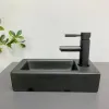 Раковина подвесная VBI Komo L черный мат VBI-015615- Фото 3