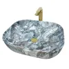 Раковина накладная VBI Bergamo Blue tourmaline glossy (VBI-012504)- Фото 1