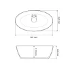 Раковина накладная VBI Cefalu Aiax glossy (VBI-015401)- Фото 2