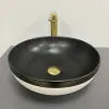 Раковина накладная VBI Ormela Black White matt (VBI-016900)- Фото 2