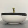 Раковина накладная VBI Ormela Black White matt (VBI-016900)- Фото 3
