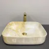 Раковина накладная VBI Palermo Marble yellow (VBI-012309)- Фото 2