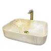 Раковина накладная VBI Palermo Marble yellow (VBI-012309)- Фото 1