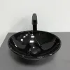 Раковина накладная VBI Parma Black marmo glossy (VBI-011023)- Фото 3
