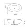 Раковина накладная VBI Parma Black marmo glossy (VBI-011023)- Фото 4