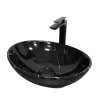 Раковина накладная VBI Parma Black marmo glossy (VBI-011023)- Фото 1
