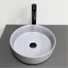 Раковина накладная VBI Prato Light Grey matt (VBI-011413)- Фото 4
