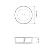 Раковина накладная VBI Prato White Black Edge (VBI-011414)- Фото 3