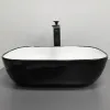 Раковина накладная VBI Ravenna Black White glossy (VBI-011226)- Фото 3