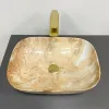 Раковина накладная VBI Ravenna Brown onyx glossy (VBI-011223)- Фото 2