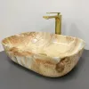 Раковина накладная VBI Ravenna Brown onyx glossy (VBI-011223)- Фото 4