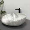 Раковина накладная VBI Riccia Light stone glossy (VBI-017202)- Фото 2