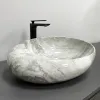 Раковина накладная VBI Riccia Light stone glossy (VBI-017202)- Фото 4