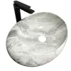 Раковина накладная VBI Riccia Light stone glossy (VBI-017202)- Фото 1