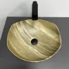 Раковина накладная VBI Ronta Brown stone matt (VBI-017303)- Фото 4