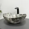 Раковина накладная VBI Ronta Dark grey stone matt (VBI-017302)- Фото 2