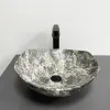 Раковина накладная VBI Ronta Dark grey stone matt (VBI-017302)- Фото 3