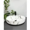 Раковина VBI Udine Carrara Glossy бежевый VBI-012101- Фото 3