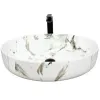 Раковина VBI Udine Carrara Glossy бежевый VBI-012101- Фото 1