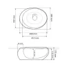 Раковина VBI Valiano Marble черный VBI-016101- Фото 4