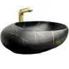 Раковина VBI Valiano Marble черный VBI-016101- Фото 1