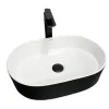 Раковина VBI Verona 50 черный/белый VBI-011309- Фото 1