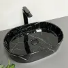 Раковина VBI Verona 50 Marmo Glossy черный VBI-011314- Фото 3