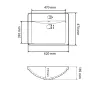 Раковина врезная VBI Busso 60 White (VBI-018045)- Фото 3
