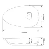 Умивальник (раковина) VBI Trento 60 White накладний VBI-011904- Фото 4