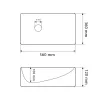 Умивальник (раковина) VBI Troia M Grey matt накладний VBI-016401- Фото 4