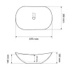 Умывальник (раковина) VBI Turin L White накладной VBI-011512- Фото 4