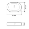 Умывальник (раковина) VBI Verona 60 Emerald matt накладной VBI-011327- Фото 4