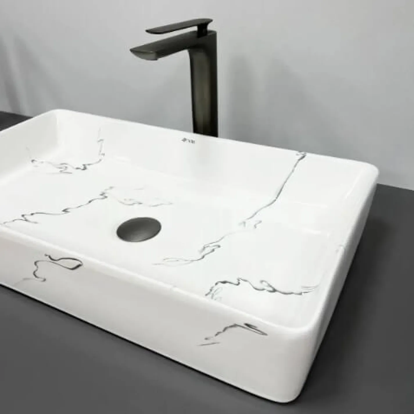 Раковина VBI Triest Marmo Glossy белый VBI-012704 - Фото 3