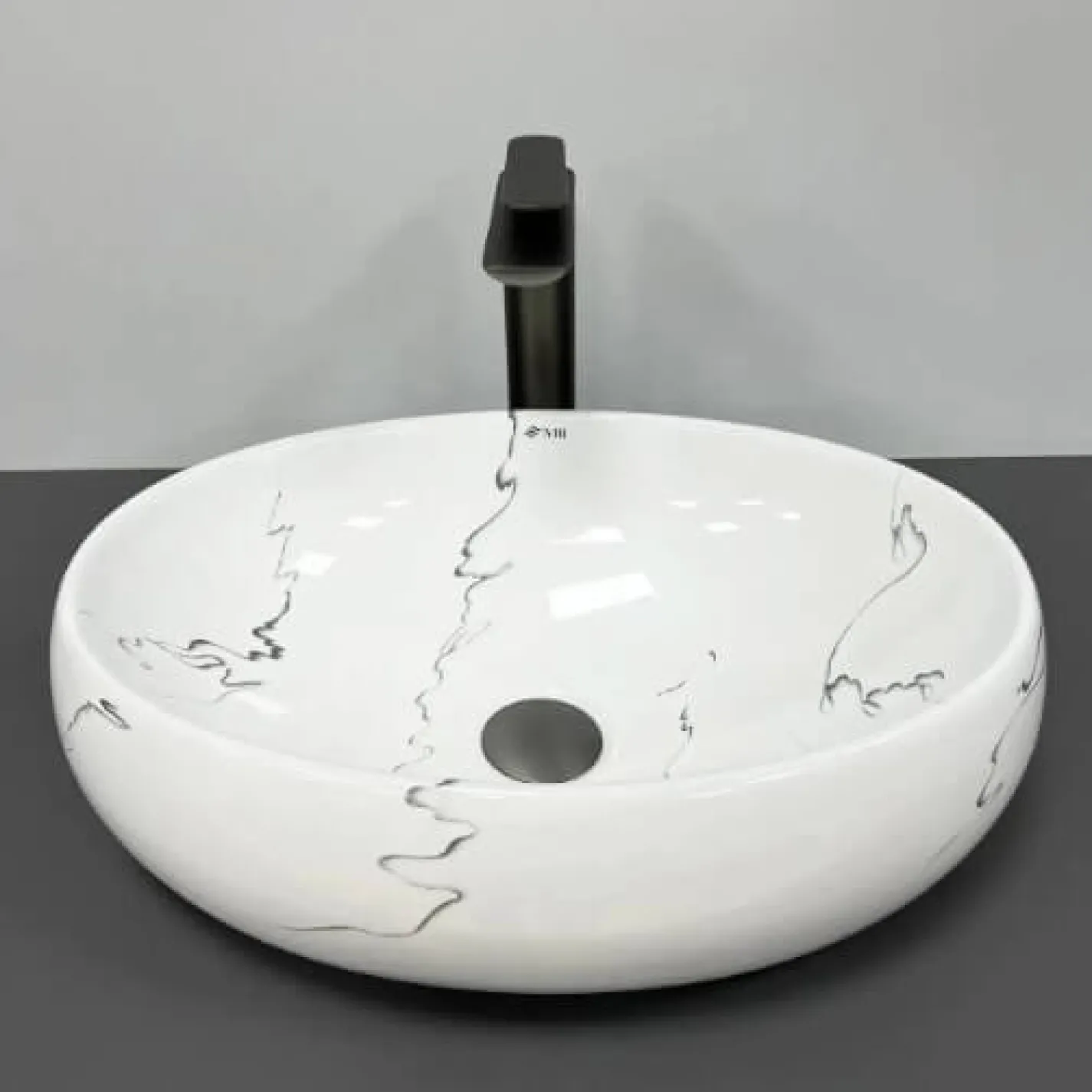 Раковина VBI Veneto Marmo Glossy белый VBI-012807 - Фото 2