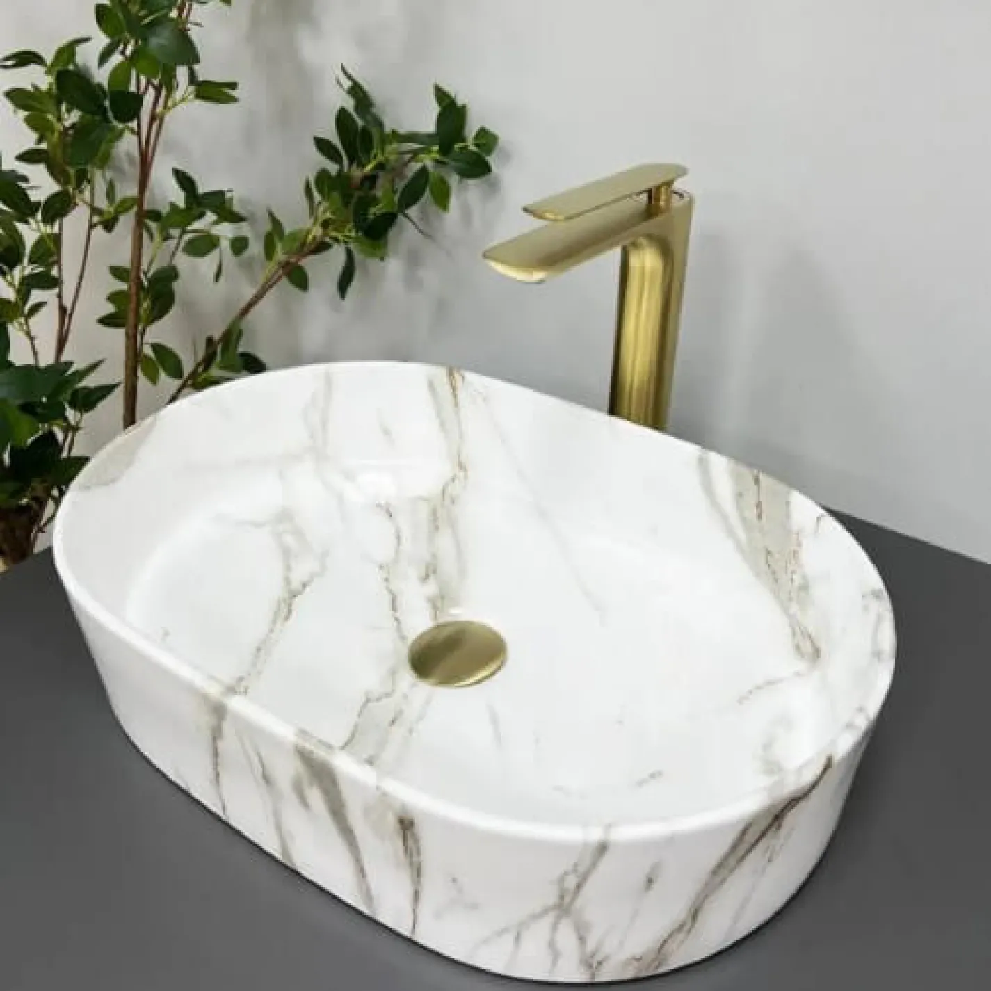 Раковина VBI Verona 50 Aiax Glossy білий VBI-011312  - Фото 3