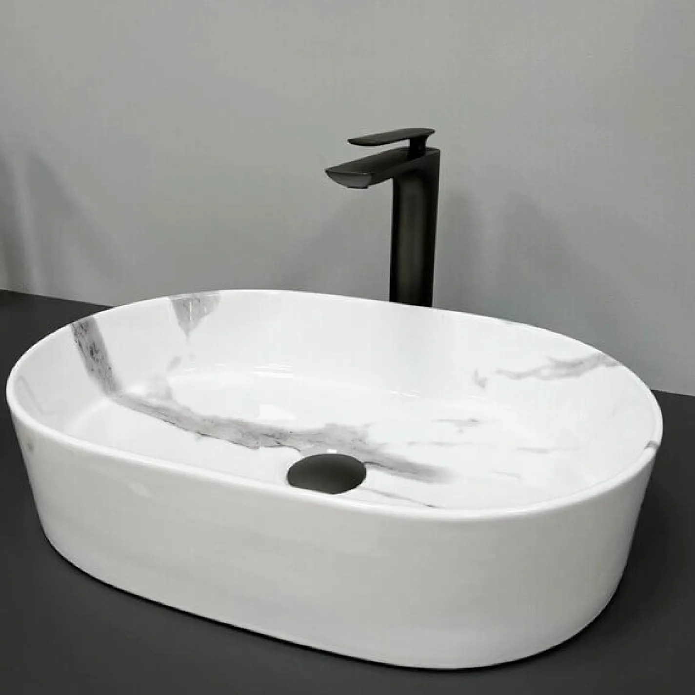 Умывальник VBI Verona 50 MARBLE NATURE GLOSSY VBI-011311 - Фото 3