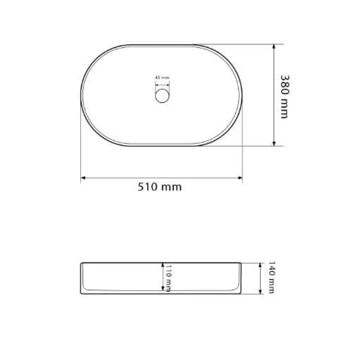Раковина VBI Verona 50 Stone бежевый VBI-011325 - Фото 3