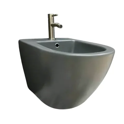 Подвесное биде VBI Vulcano Grey Matt (VBI-020411)