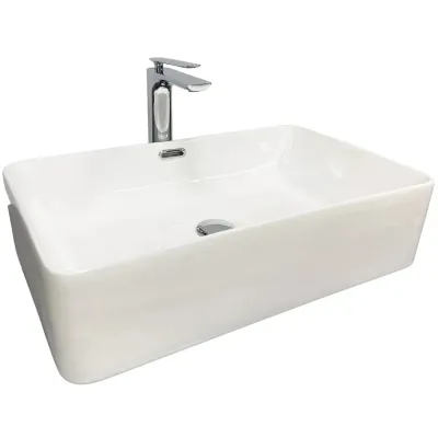 Раковина накладная VBI Arabba M белый VBI-013502