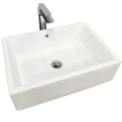 Раковина накладна VBI Castello білий VBI-012901