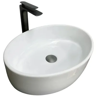 Раковина накладная VBI Cefalu белый VBI-015400