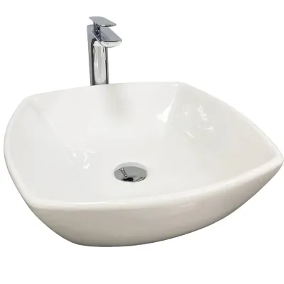 Раковина накладная VBI Cortona белый VBI-012608